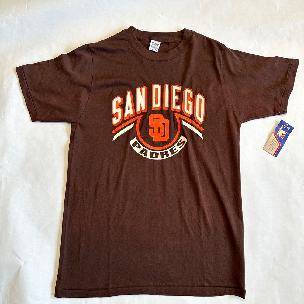 Vintage San Diego Padres T-Shirt Mens XL Made in USA - Single Stitch NWT - RARE